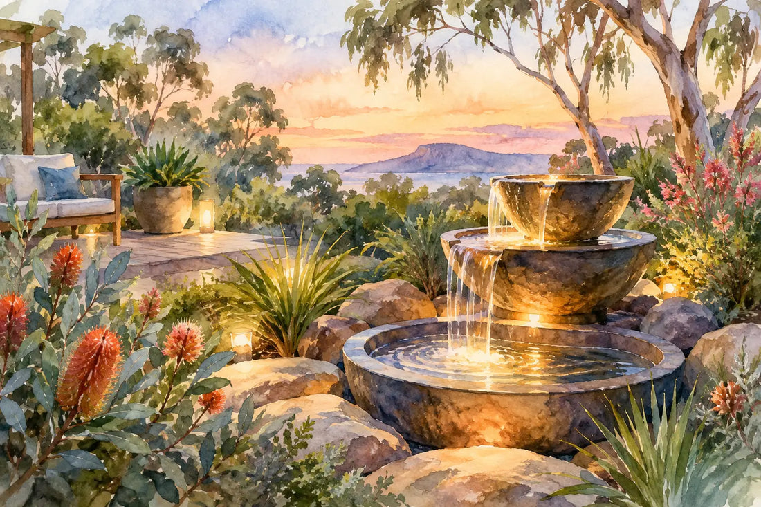 LED Fountains for a Calmer Aussie Garden