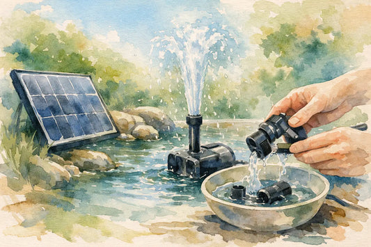 How to Clean a Solar Fountain Pump Easily