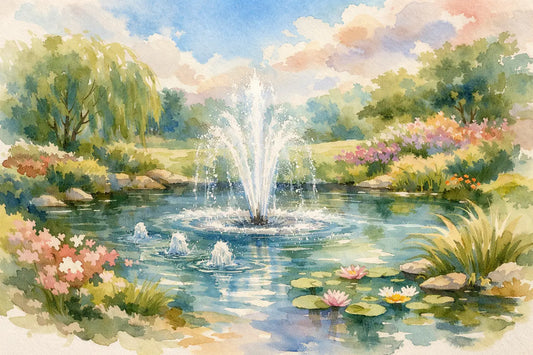Pond Fountains for a Calmer, Happier Garden