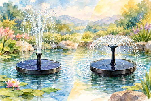 Solar Fountain Pro Versus Elite: Which Fits?
