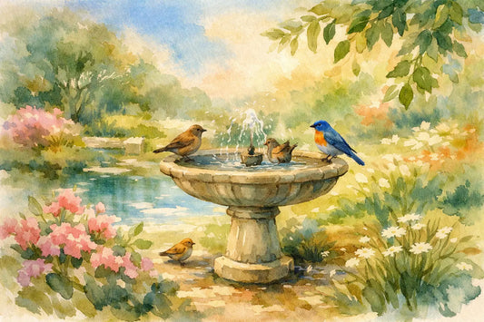 Birdbath Fountain Placement: Where It Works Best