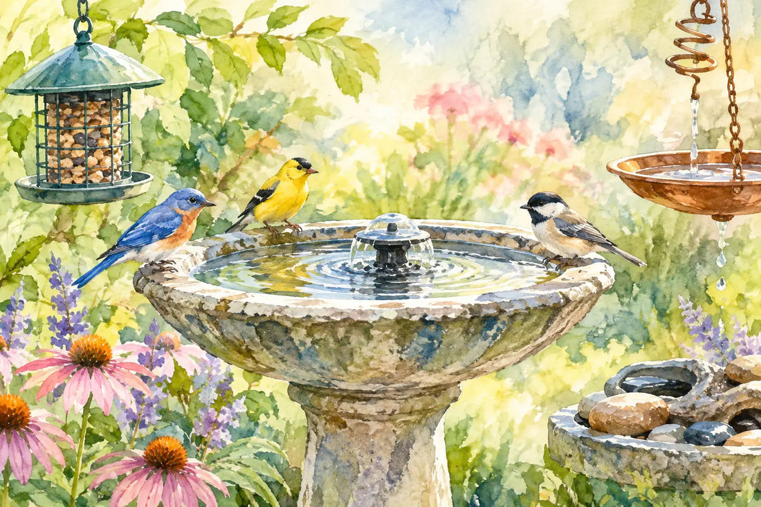 Best Birdbath Accessories for Happier Garden Birds