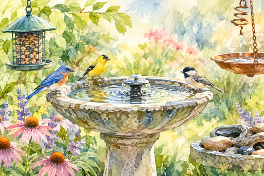 Best Birdbath Accessories for Happier Garden Birds