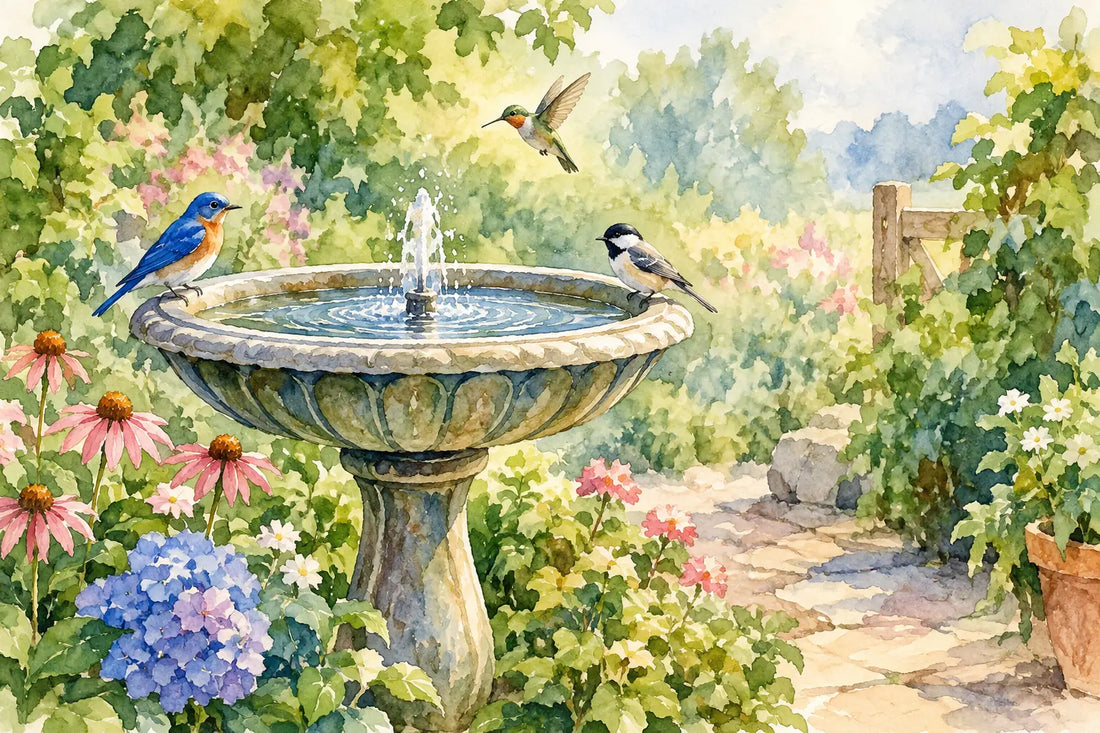 How to Choose a Birdbath Fountain That Works