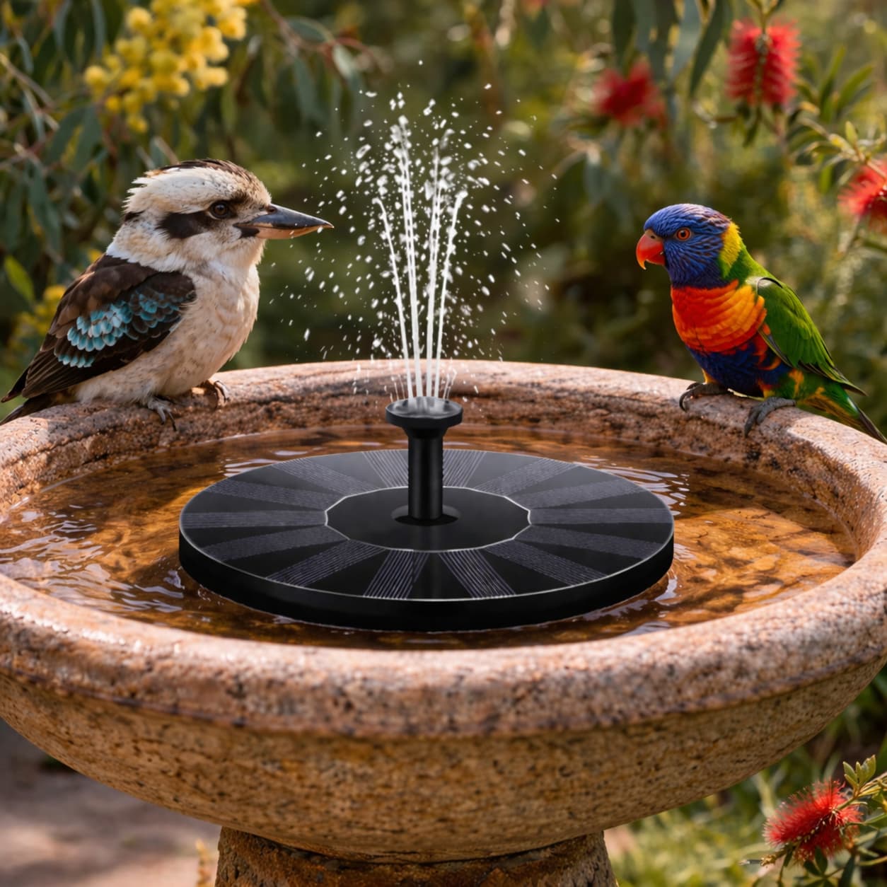 Solar Fountain Classic ☀️ Aussie Garden Favourite 🦜